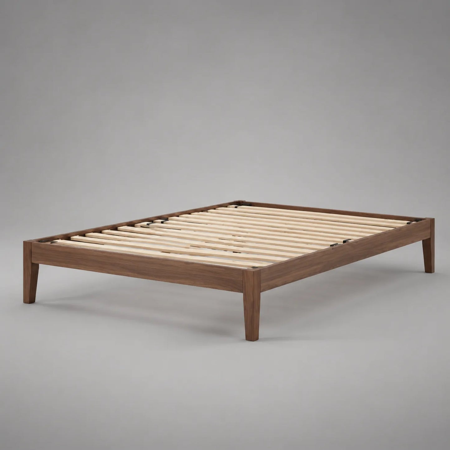 Holz Doppelbett Walnuss Braun 200x180cm
