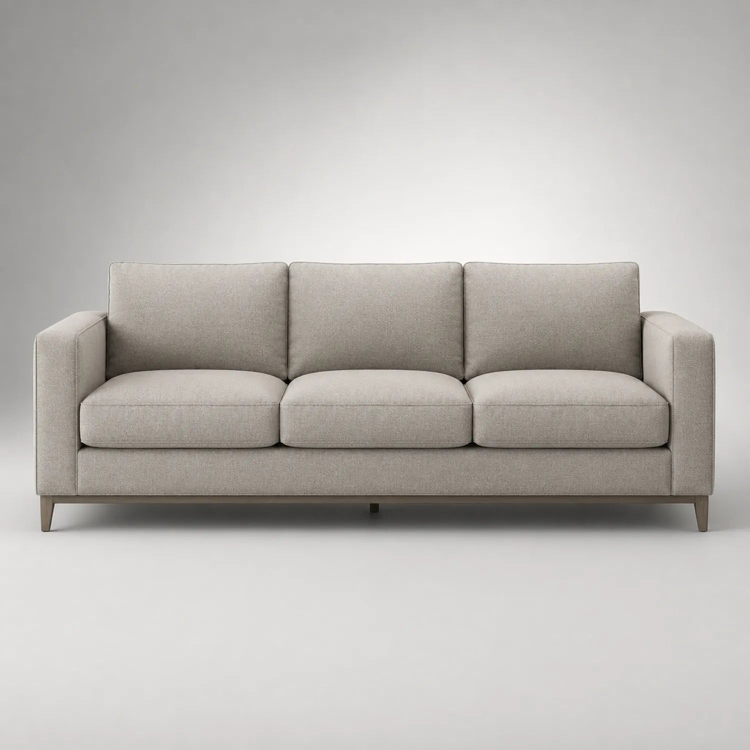 3-Sitzer Stoffsofa Hellgrau