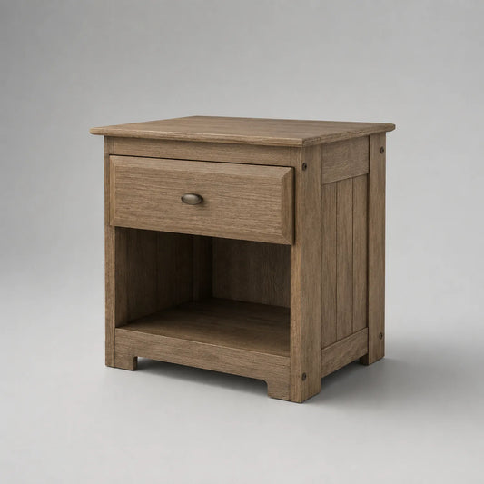 Holznachttisch mit Schublade 45cm x 35cm x 55cm