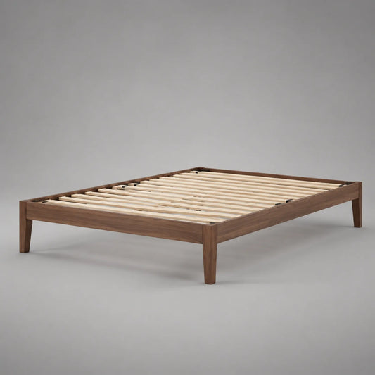 Holz Doppelbett Walnuss Braun 200x180cm